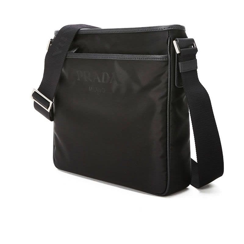 预订PRADA/普拉达 尼龙斜挎邮差包 2VH797 OOO 26.5x25x6CM图片