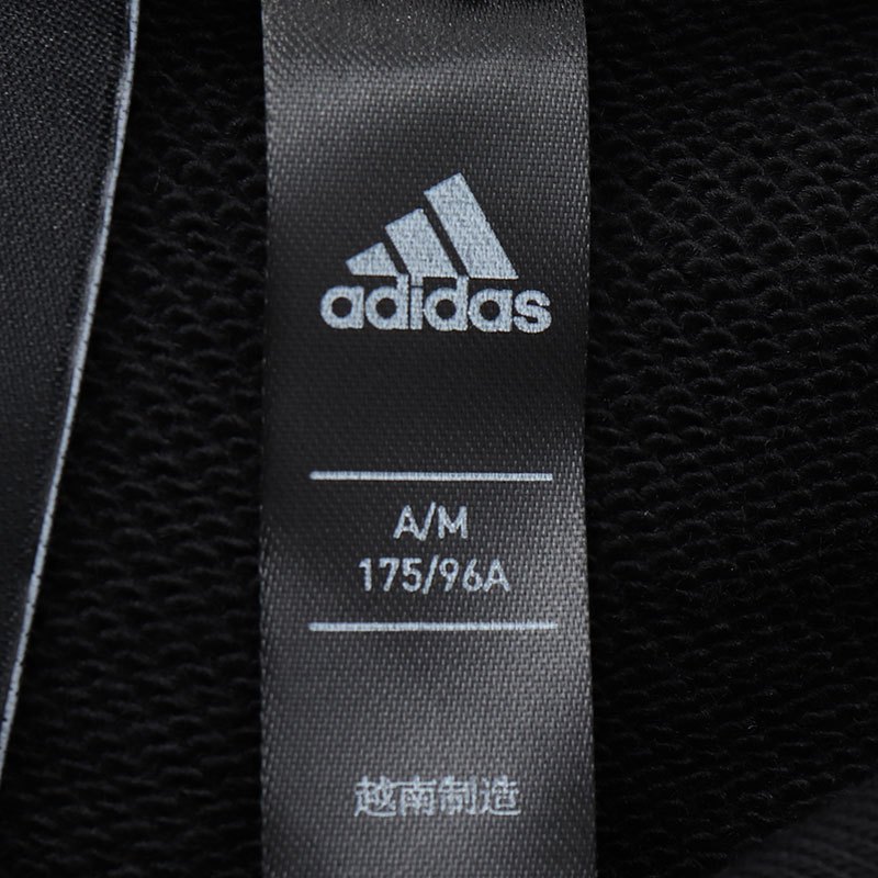 【自营】adidas男服卫衣连帽套头衫休闲针织运动服DQ1461 L DQ1461黑色