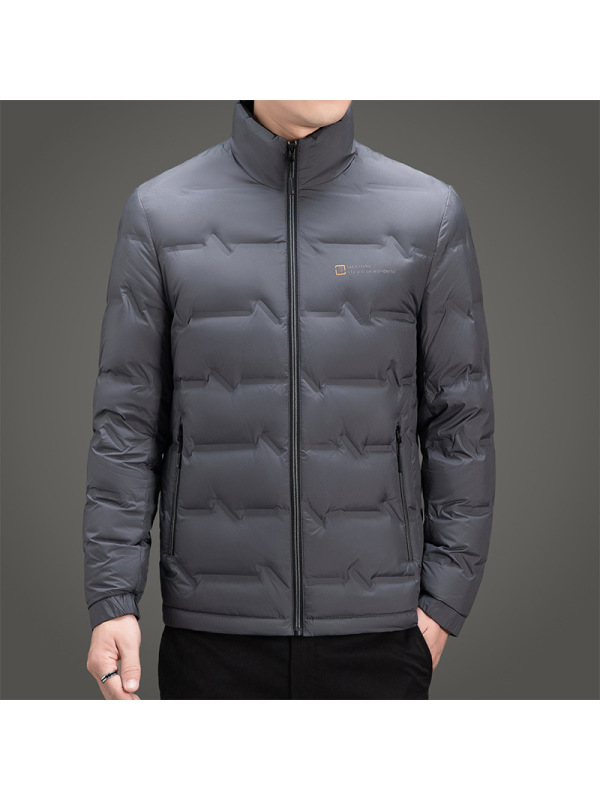 立领轻薄羽绒服秋季新款男士青年潮流羽绒服防寒保暖羽绒外套男装