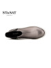 St&Sat/星期六冬切尔西短靴女圆头铆钉时尚女靴子SS64117251