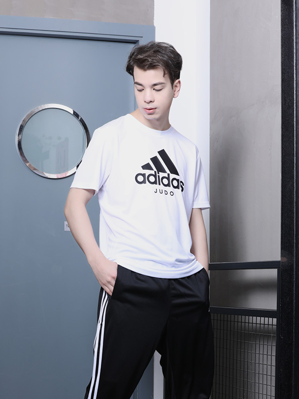 adidas阿迪达斯运动休闲T恤男女同款圆领短袖 ADICTJ-WB-1