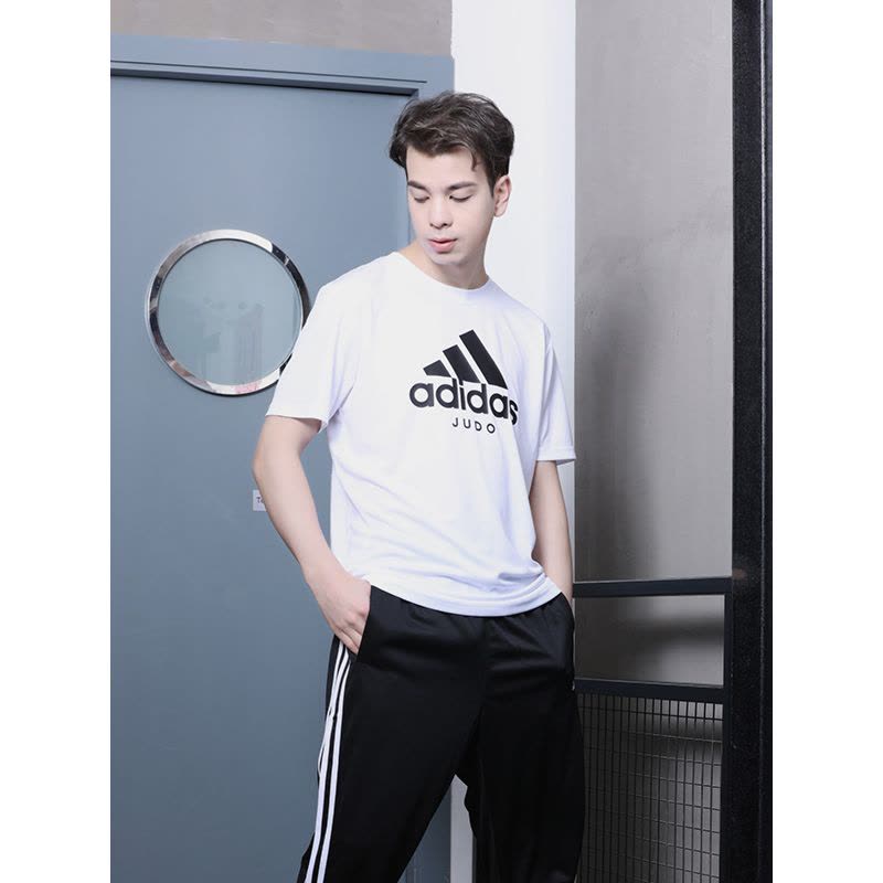 adidas阿迪达斯运动休闲T恤男女同款圆领短袖 ADICTJ-WB-1图片