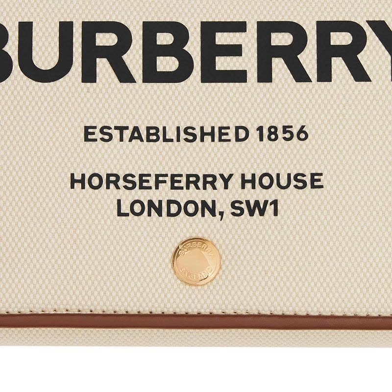 预订 20新款 BURBERRY Horseferry 帆布 斜挎包8026608图片