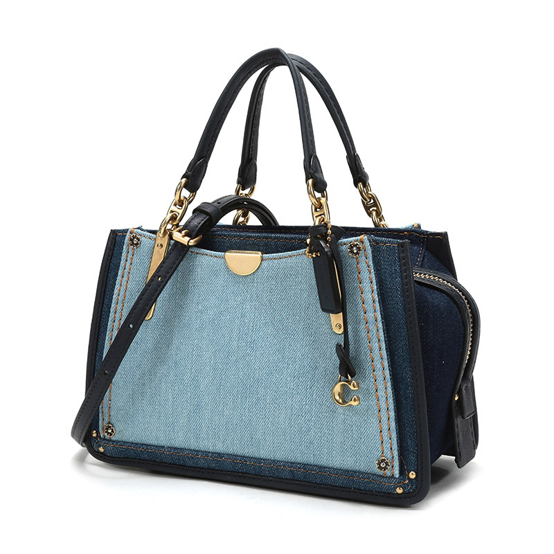 coach蔻驰奢侈品女士织物配皮dreamer21号手提单肩斜挎包66933