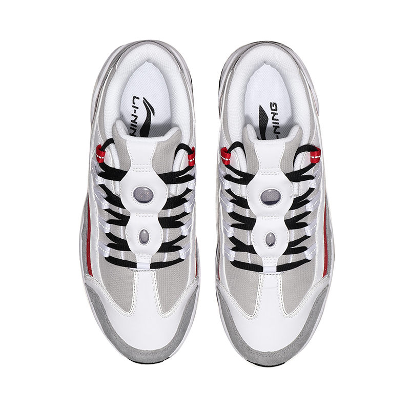 李宁回溯90男子全掌气垫经典休闲鞋agcn2871