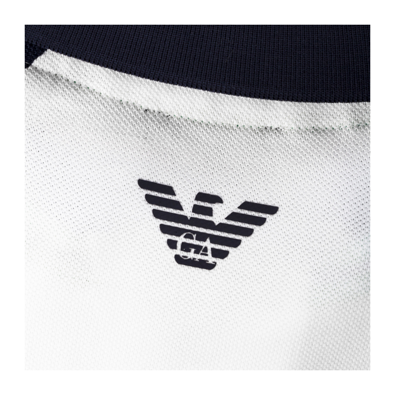 emporioarmani安普里奥阿玛尼ea7系列白色黑色男士纯棉短袖polo衫