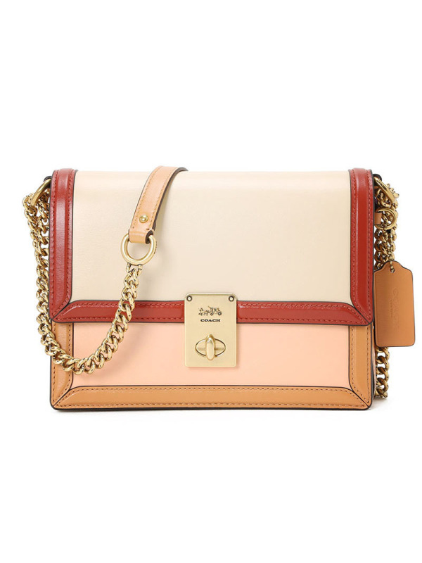 COACH HUTTON 口盖包 金属方扣 89070