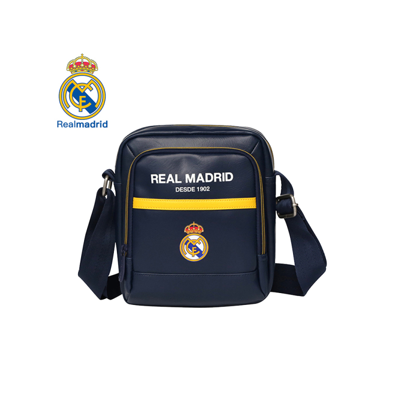 皇家马德里Realmadrid官方正品时尚男女士多功能大容量手提运动户外健身训练商旅行电脑单肩小挎书包背包蓝色