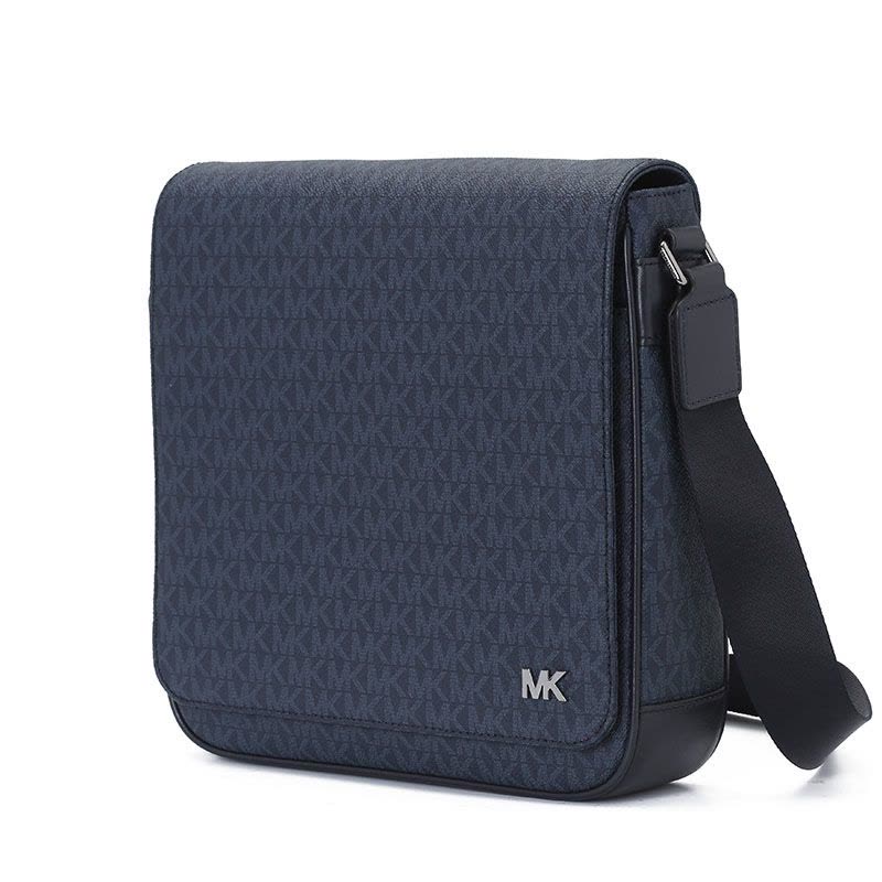 MK Jet Set Mens 邮差斜挎包 中号 印花LOGO款图片