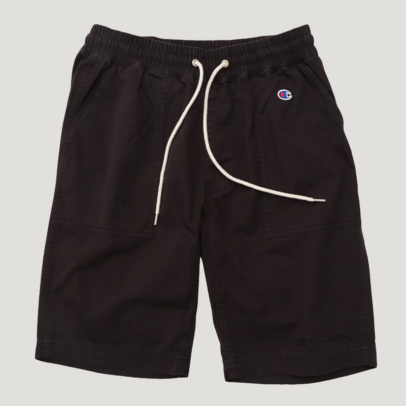 日版champion冠军正品c3-p521同色草字logo运动短裤潮流纯色情侣