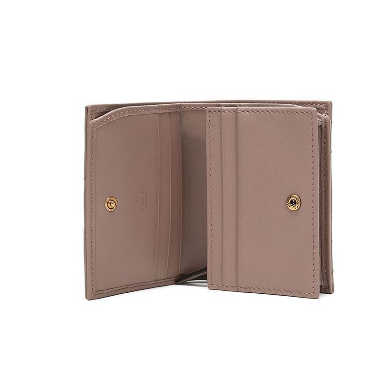 gucci古驰女士ggmarmont系列皮革短款钱包钱夹466492dtd1t