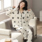 DBMG睡衣女士2022年秋冬季可外穿长袖和服休闲可爱开衫家居服套