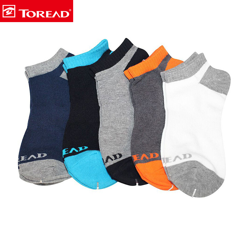 探路者（TOREAD）户外运动男女袜子登山运动休闲袜套装低筒袜TELE82877/TELE81876