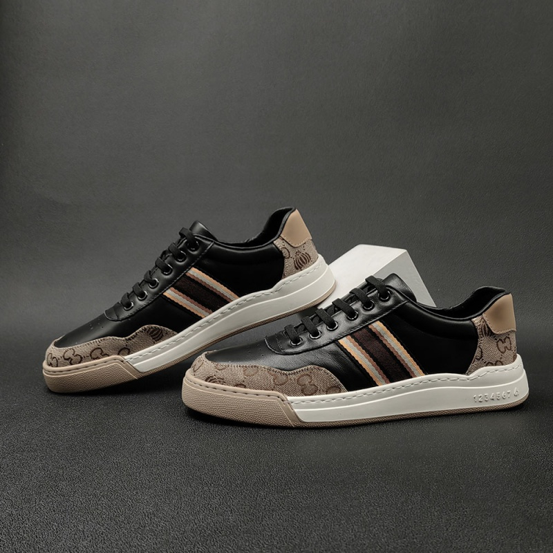 真皮板鞋男款潮流百搭鞋子欧洲站男鞋男士休闲鞋轻奢一脚蹬懒人鞋