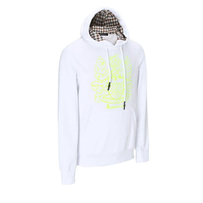 雅格狮丹AQUASCUTUM 男士卫衣 图型印花棉质QMFOO6L0