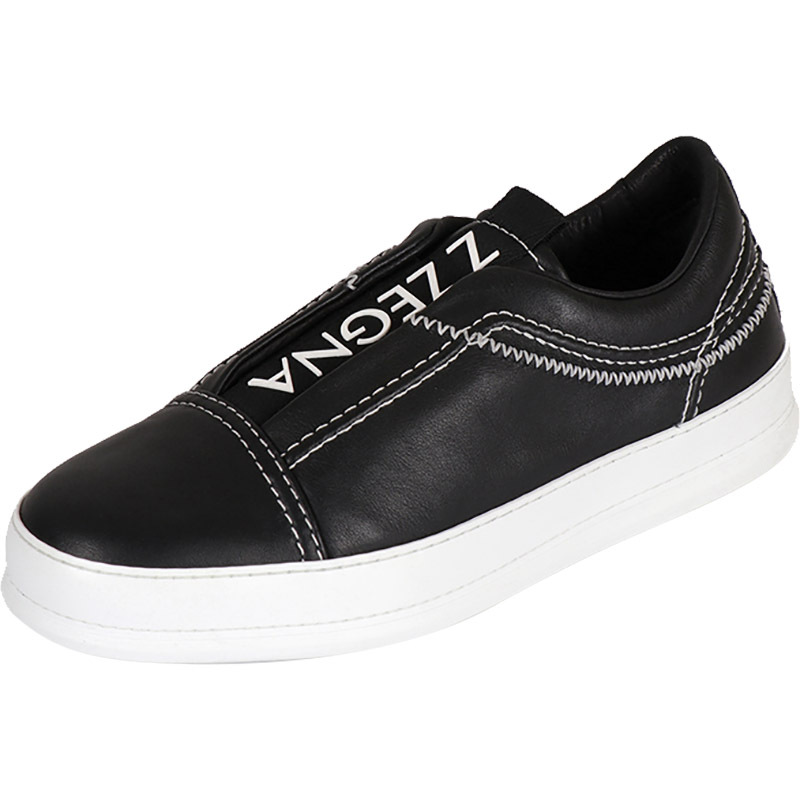 zzegna杰尼亚男士皮革休闲鞋a4031xmou