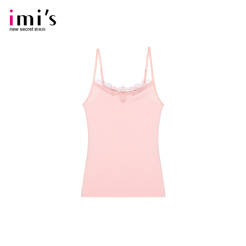 IMIS 爱美丽女士家居服 修身蕾丝边性感吊带背心打底