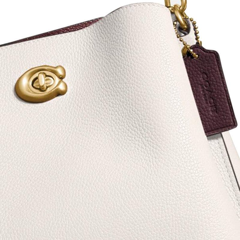 COACH 蔻驰 WILLOW 单肩包 水桶包 椭圆扣 粒面皮 C3766图片