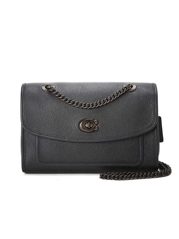 COACH 蔻驰 女士PARKER系列抛光粒面皮革手提单肩包 75575 26x18x11CM