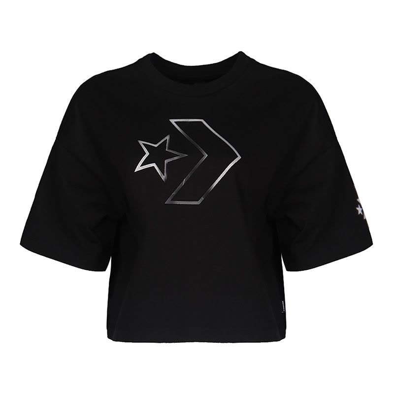 匡威女装T恤夏子星箭短款运动透气半袖T恤10005813-A03图片