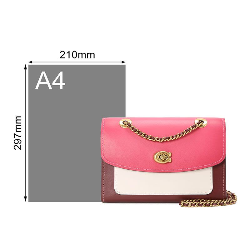 COACH 蔻驰 PARKER口盖包 单肩包 斜挎包 光面皮金扣26851图片