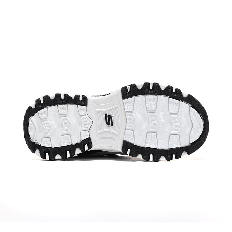 Skechers斯凯奇男童熊猫鞋D‘lites舒适运动鞋664094L 664094L/BKW黑色+白色