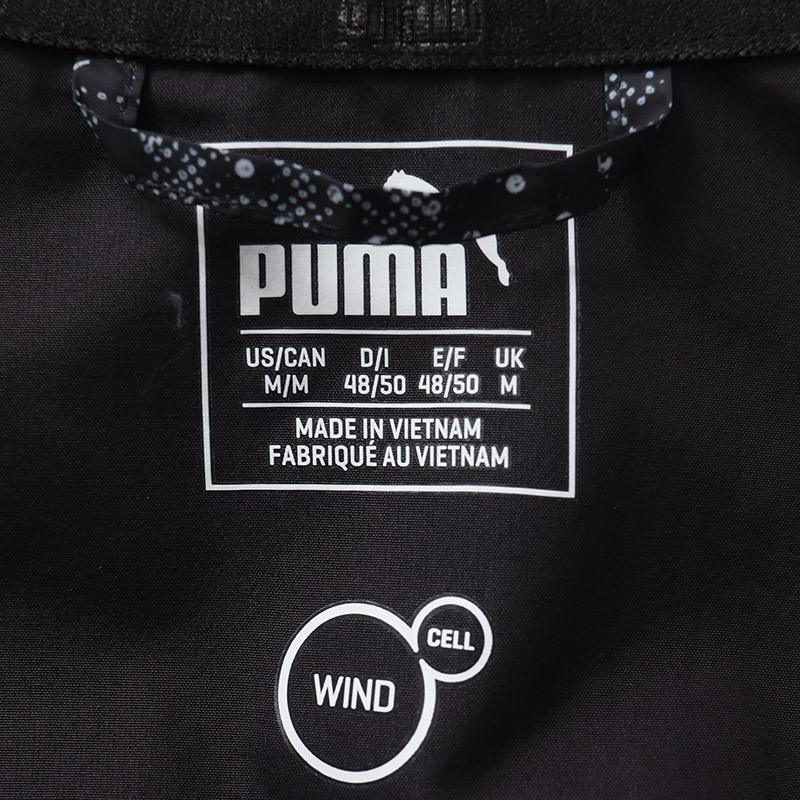 彪马PUMA男装跑步外套防风运动服51634901. L 51634901黑色
