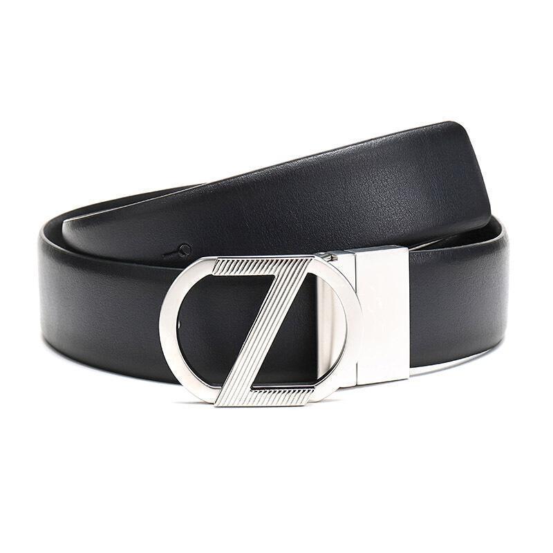 Z Zegna 杰尼亚 男士牛皮板扣式双面腰带 BRIA1A J1104C