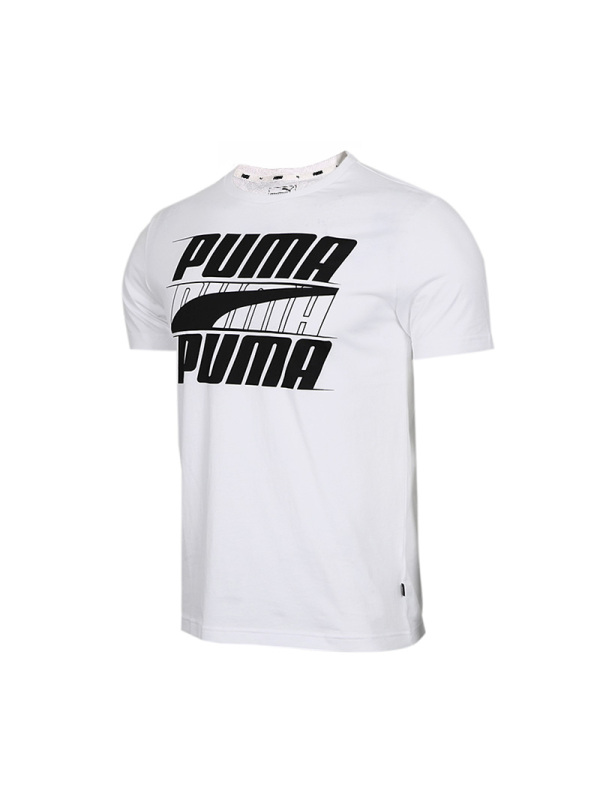 PUMA彪马男子圆领短袖T恤 Rebel Basic 844137