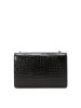 预售 圣罗兰 YSL KATE 链条包小号 流苏款字母LOGO鳄鱼压纹 女士单肩包 474366金扣