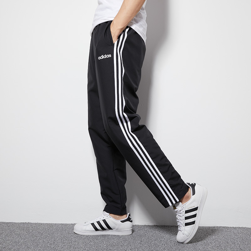 adidas阿迪达斯男裤运动裤旗舰正品裤子男休闲直筒长裤fi7164