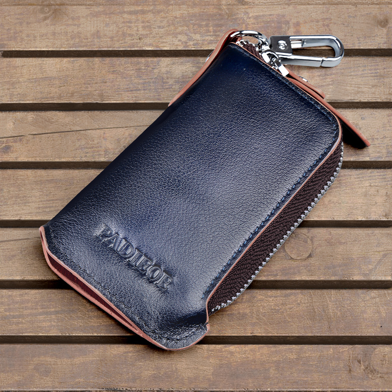 顺丰配送迷你钥匙包男士钥匙包大容量锁匙包车用车钥匙包男真皮男款