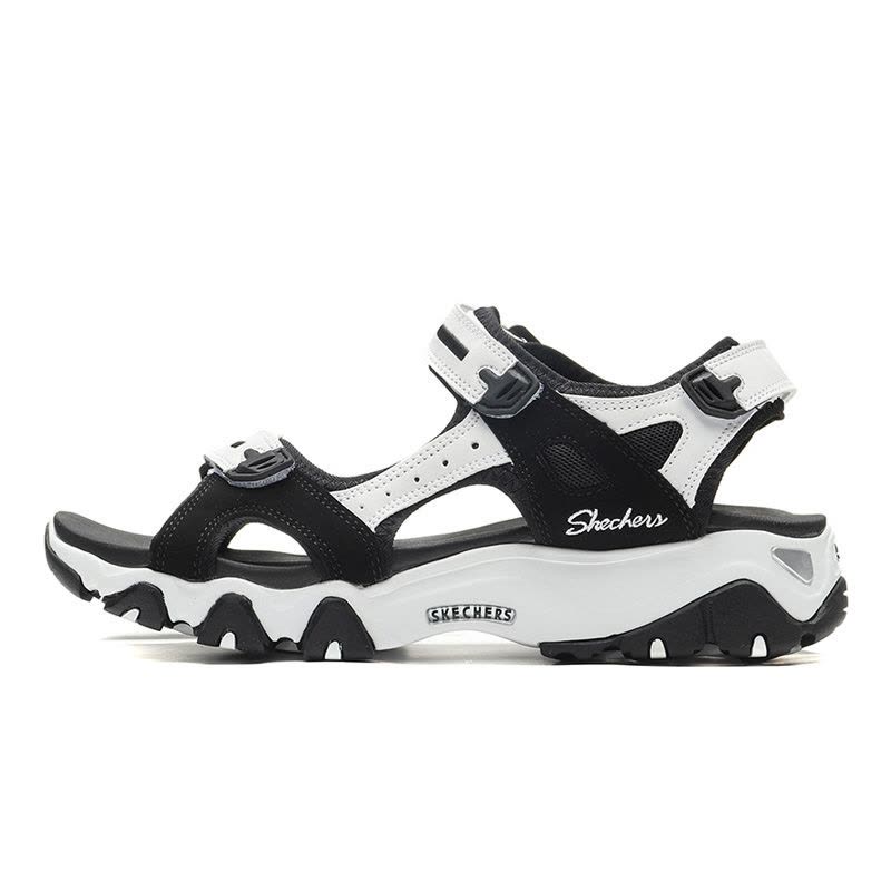 Skechers斯凯奇新款D’LITES魔术贴厚底增高熊猫凉鞋户外鞋女32999图片