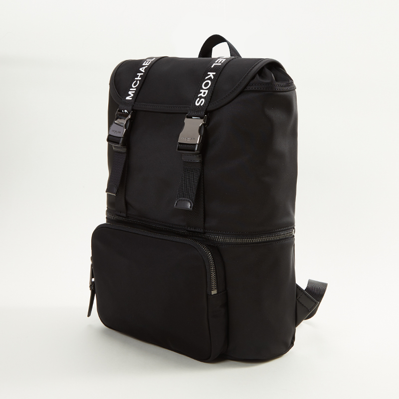 michaelkors迈克高仕mk男包黑色字母图案双肩包奢侈品包30t9u01b7c