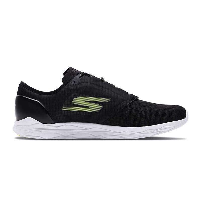 Skechers斯凯奇男鞋男鞋新款速度跑步跑鞋轻质缓震运动鞋55215-BKLM图片