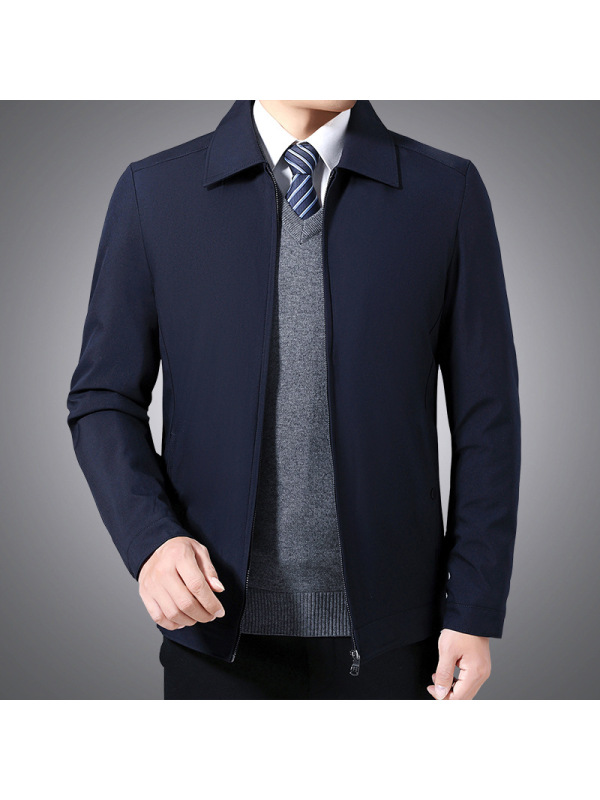 冬季中老年男士外套男装休闲保暖棉衣爸爸装棉衣外套特厚