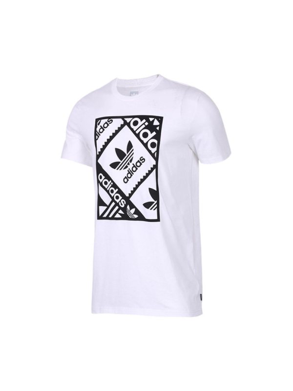 ADIDAS阿迪达斯三叶男子时尚舒适半袖短袖T恤CW2360