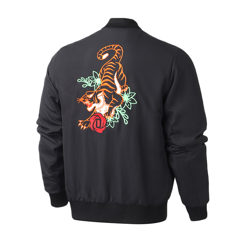 阿迪达斯男服外套罗斯飞行领篮球夹克休闲运动服FP8202