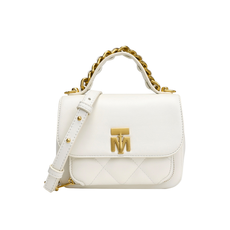 mirgamkosel小mk女包mi扣菱格纹单肩斜挎手提包视频