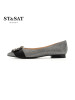 St&Sat/星期六商场同款扣饰尖头低跟单鞋女鞋SS81111145