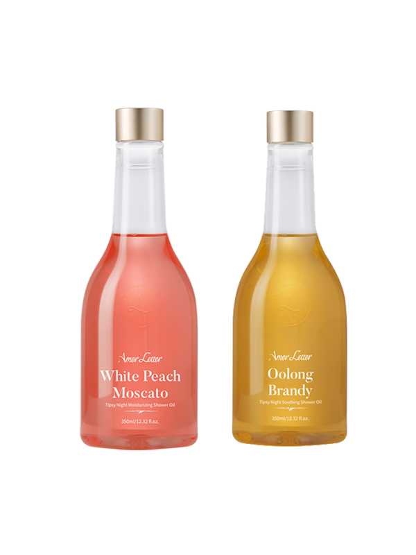 爱慕哲学微醺晚安舒缓保湿沐浴油两件套白桃莫斯卡托+乌龙白兰地