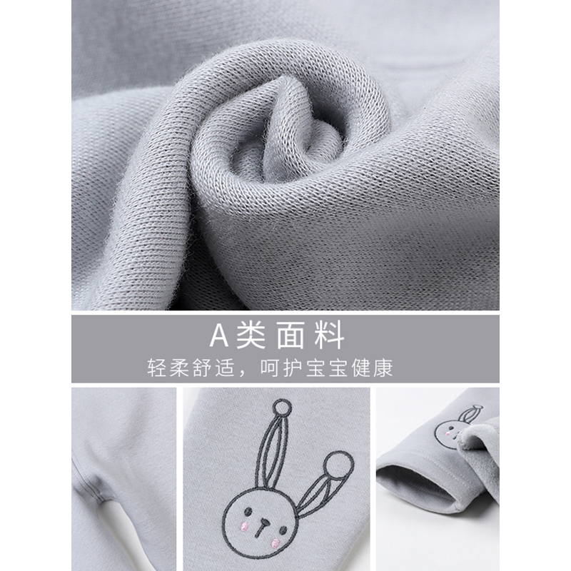 猫人MiiOW 宝宝裤子女秋冬女童加绒加厚休闲长裤秋季儿童外穿 MR18046