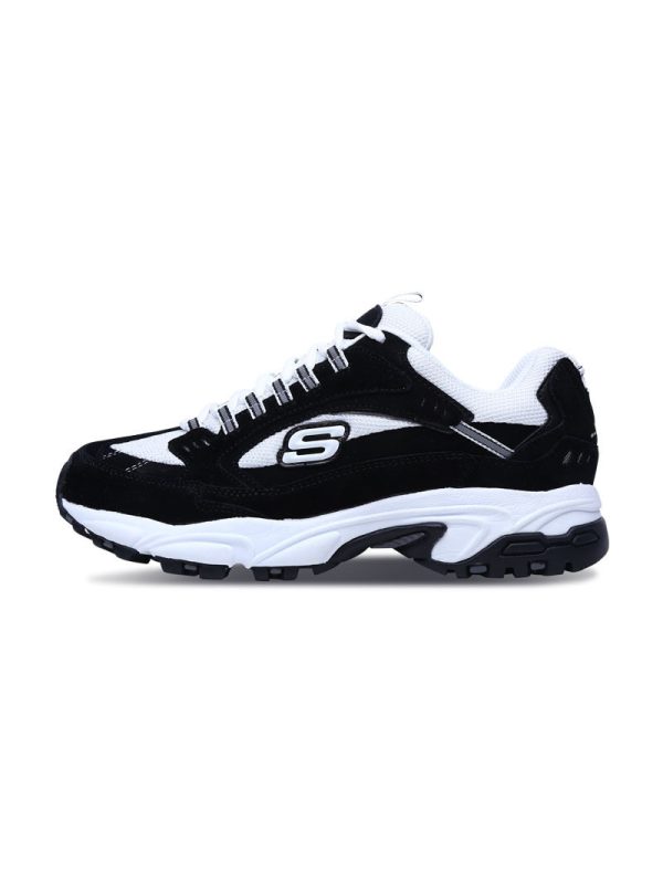 SKECHERS斯凯奇LIFESTYLE系列男士绑带运动鞋休闲鞋999688/BKW