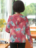 俞兆林2018春秋新款中老年女装妈妈装40-50岁长袖夹克休闲大码宽松外套