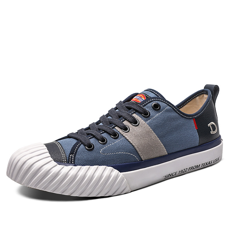 dickies男鞋2019春季新款帆布鞋系带低帮休闲鞋学生板鞋潮191m50lxs11