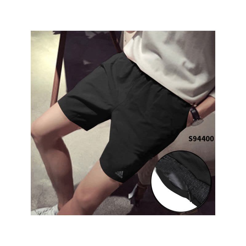 Adidas阿迪达斯运动裤男春秋款舒适透气休闲梭织短裤-S94400图片