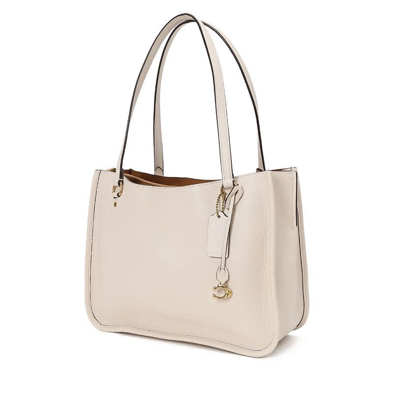 预售 蔻驰 COACH Tyler Carryall C挂坠 粒面皮 购物袋C2273 女士单肩手提包图片