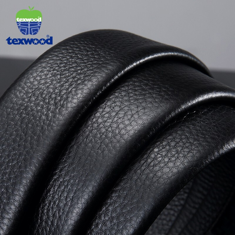 texwood萍果牌 皮带男自动扣真皮裤腰带男士商务牛皮裤带休闲百搭男式软皮腰带礼盒装