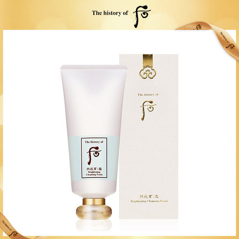[专柜正品 顺丰速运]Whoo后拱辰享 雪玉凝净透泡沫洁面膏180ml