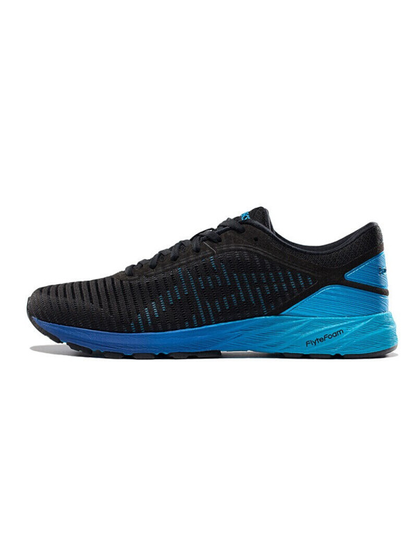 ASICS/亚瑟士 男鞋 DynaFlyte 2 稳定透气竞速跑步鞋训练马拉松运动鞋 T7D0N T7D0N-9041黑色/蓝色 44